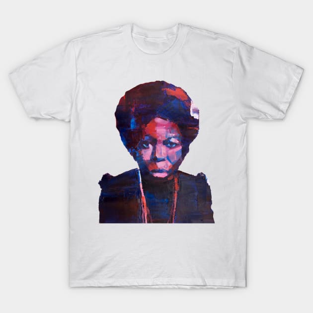Nina Simone - Ain't Got No Digital Art T-Shirt by khairzul